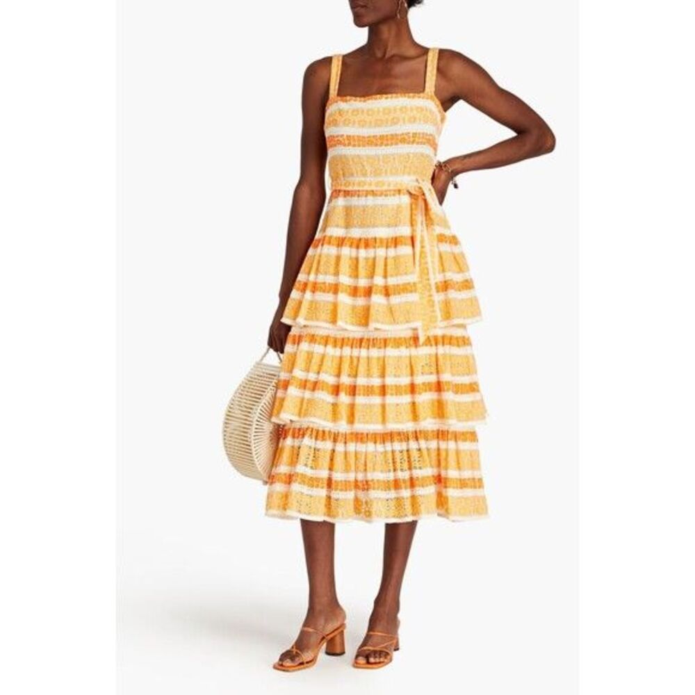 Worn Once. Zimmermann Lace Dresses AU 0 / US 4 orange - Picture 10 of 14